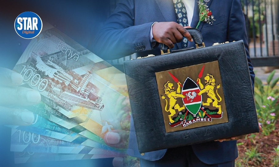 Kenya's expenditure versus revenue [Sh trn]
