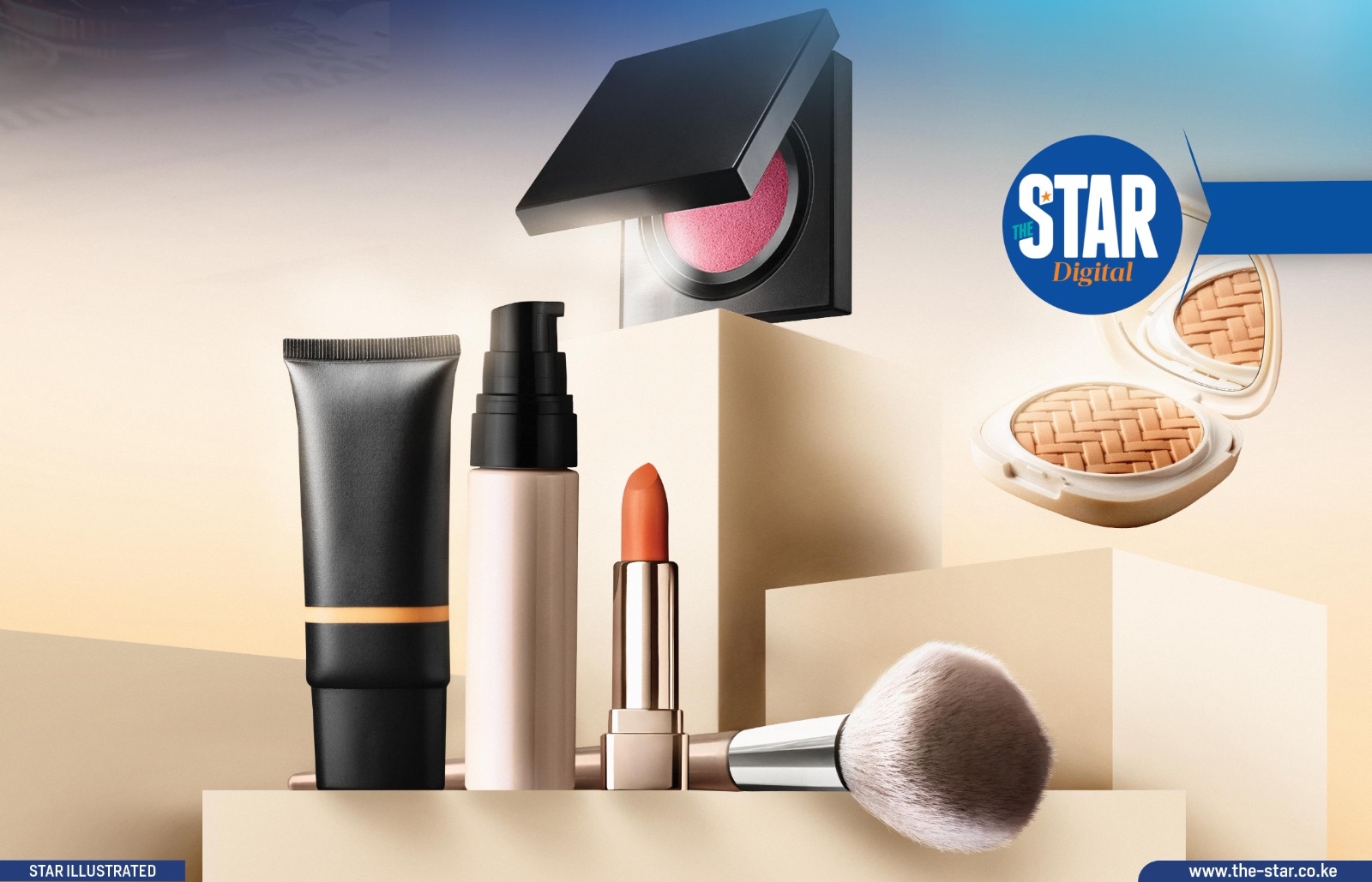 Annual growth of the global cosmetics market
