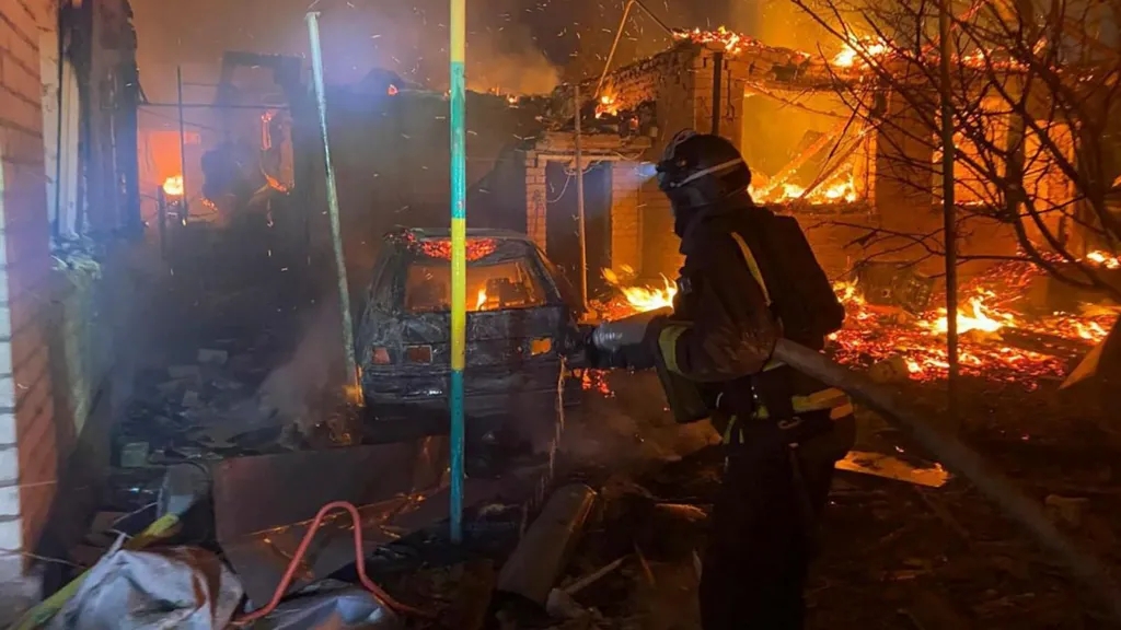 Russia launches 'massive' attack on Ukraine, as Kyiv hits oil refineries