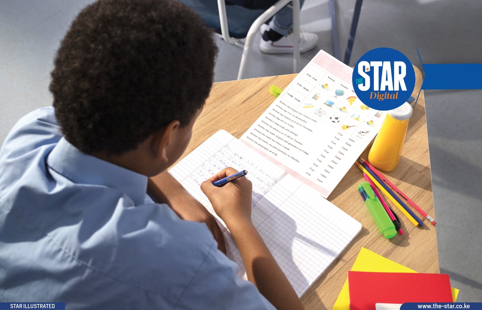 Counties leading in children's illiteracy rates: 15-17 years