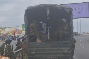 [PHOTOS] Security intensified as Gachagua's supporters flock JKIA