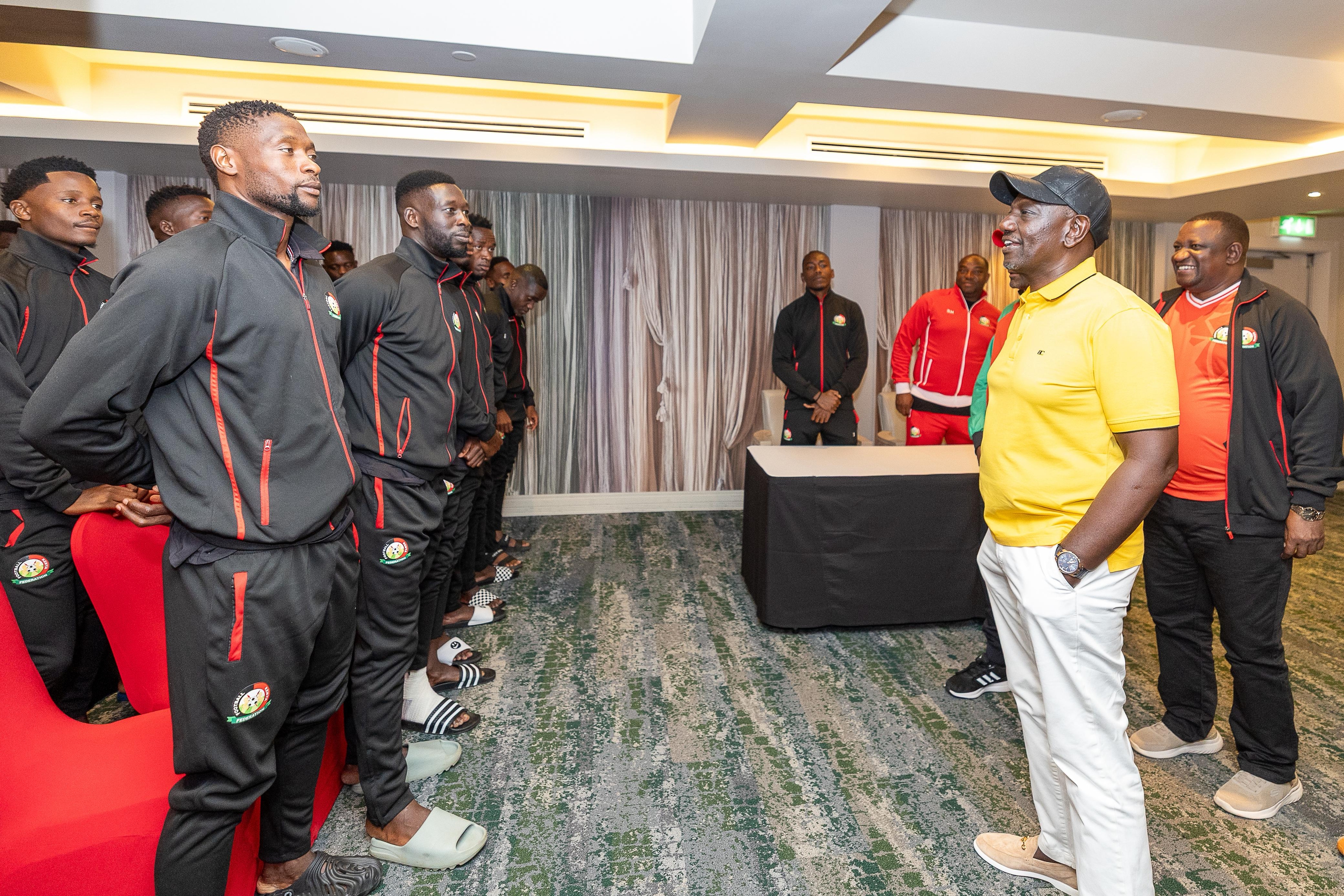 [PHOTOS] Ruto hosts Stars ahead of CHAN 2024