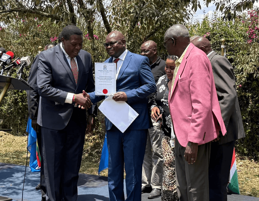 DAP-K hands Seth Panyako Malava parliamentary ticket