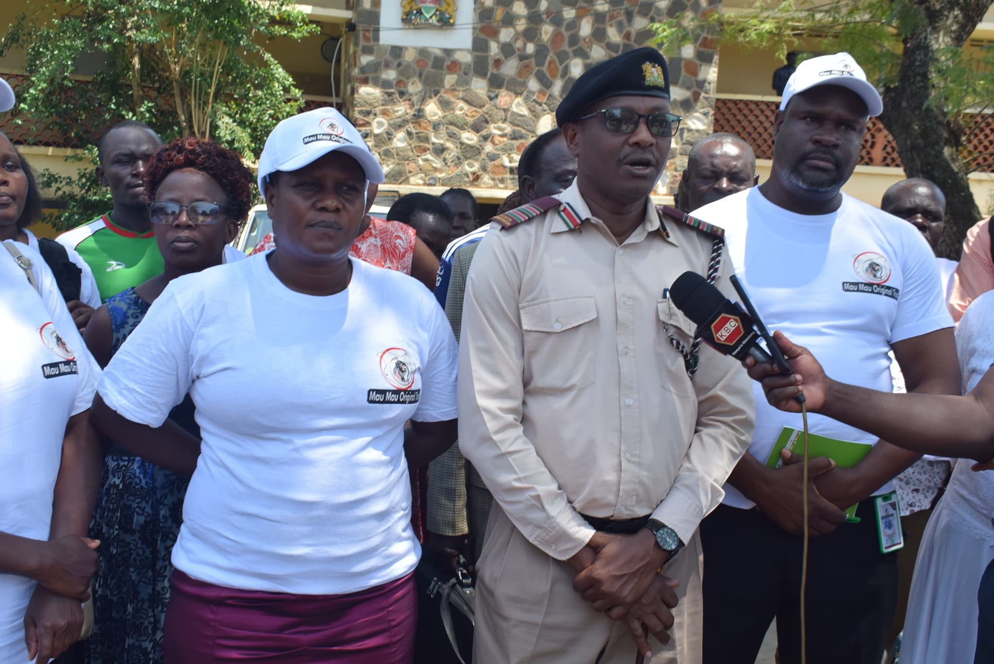 Mau Mau Trust team appeals for NGAO support during registration