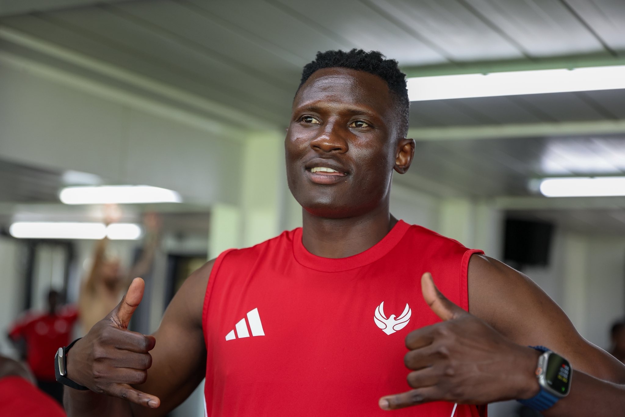 Stars Captain Olunga rallies his troops against Gambia