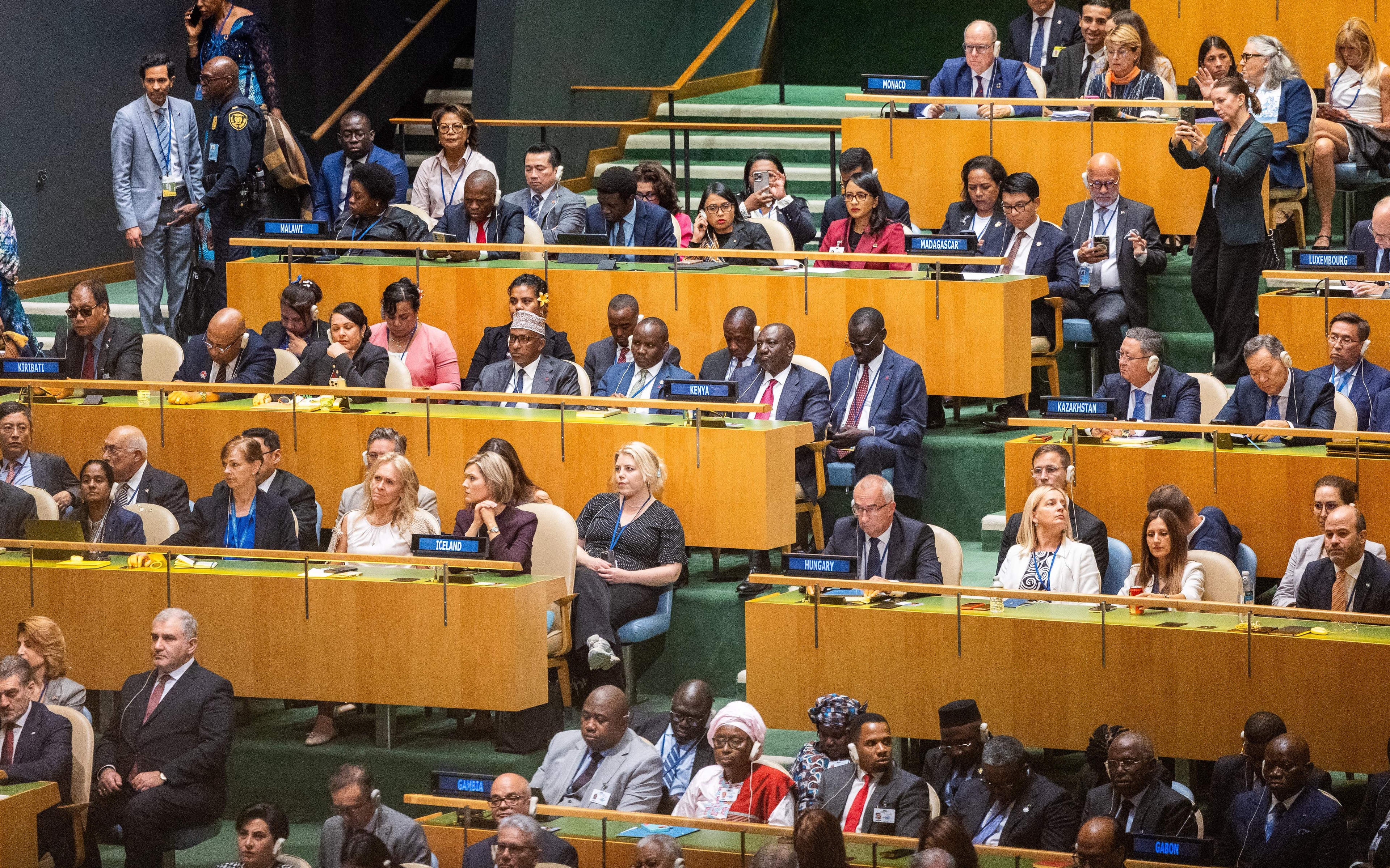 [PHOTOS] Ruto attends opening Session of UNGA summit in New York