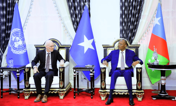 Somalia’s Abdiaziz meets UN delegation over security, development