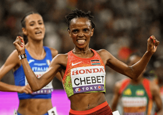 Beatrice Chebet wins Kenya's first gold in Tokyo