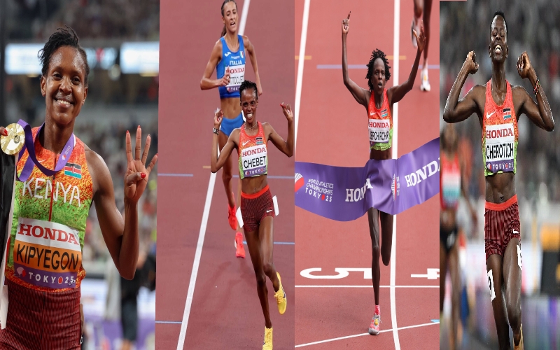 Kenya finishes 2nd at World Athletics Championships