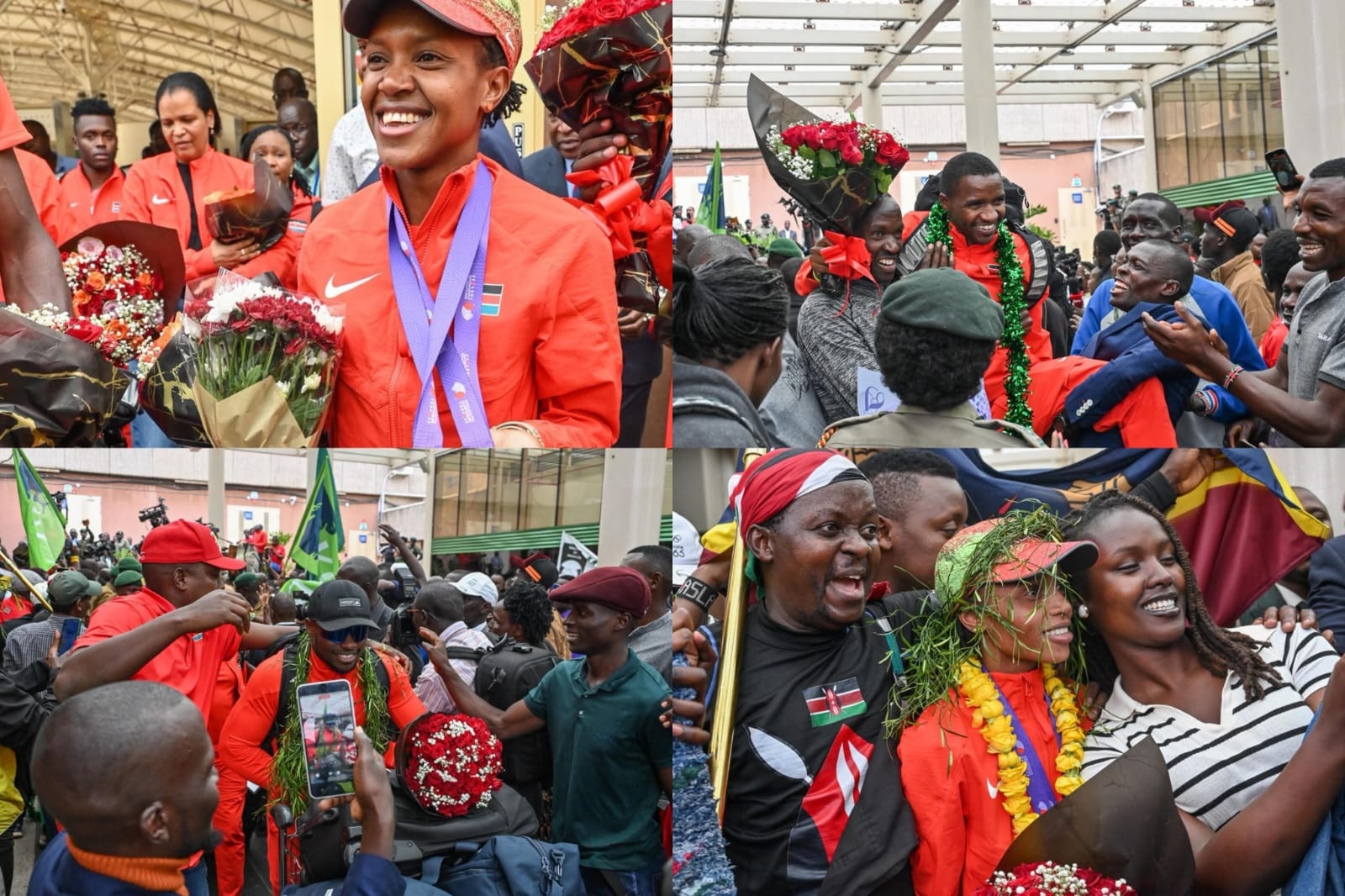 Tokyo heroes receive rousing welcome at JKIA