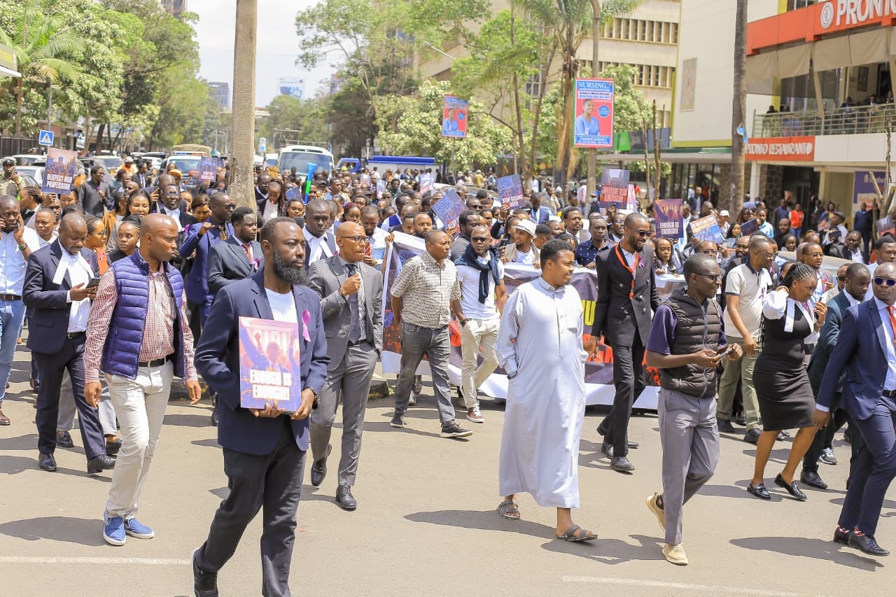 [PHOTOS] How LSK's purple ribbon march went down