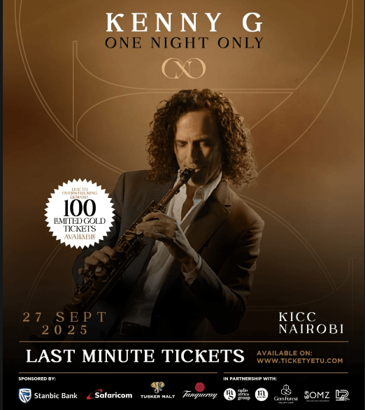 Kenny G’s Nairobi concert: Last minute tickets released