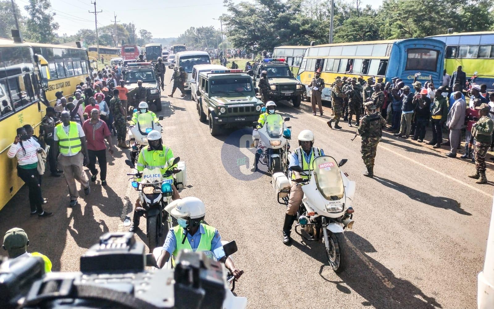 Raila body leaves Opoda Farm heads to JOOUST