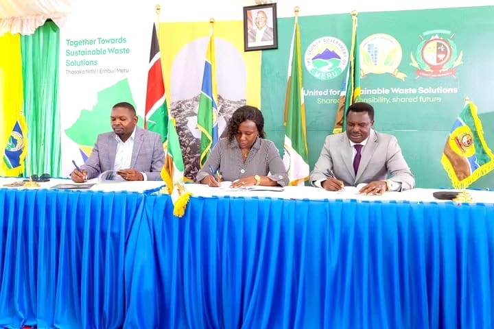 Counties unite for a greener Mt Kenya East with landmark waste management pact