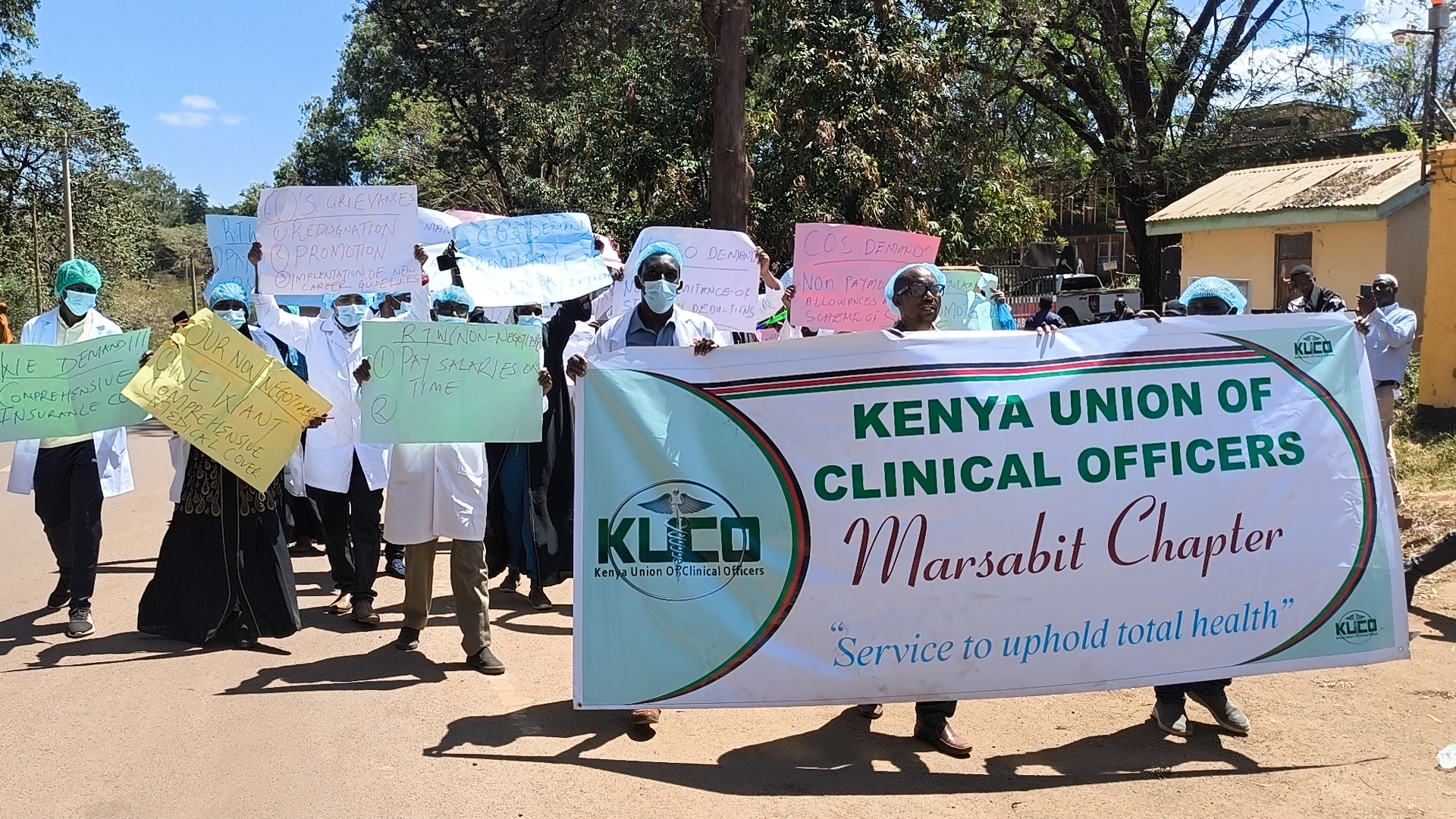Marsabit clinical officers cry foul over 3 months of unpaid salaries
