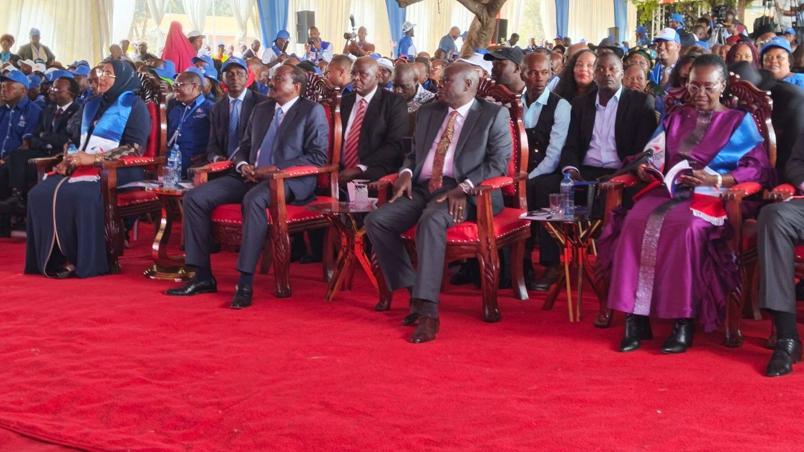 List of opposition leaders present at Wiper NDC