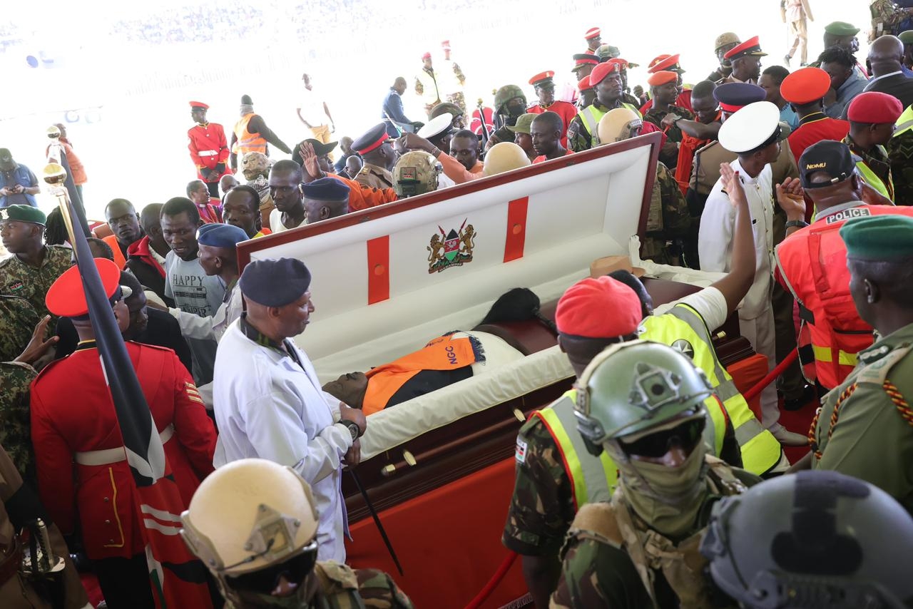 How Raila's body viewing went down