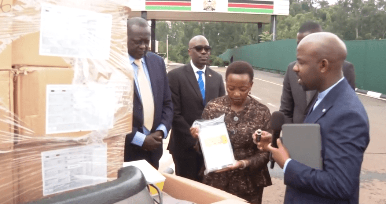 Mama Rachel oversees handover of cochlear implant devices at State House