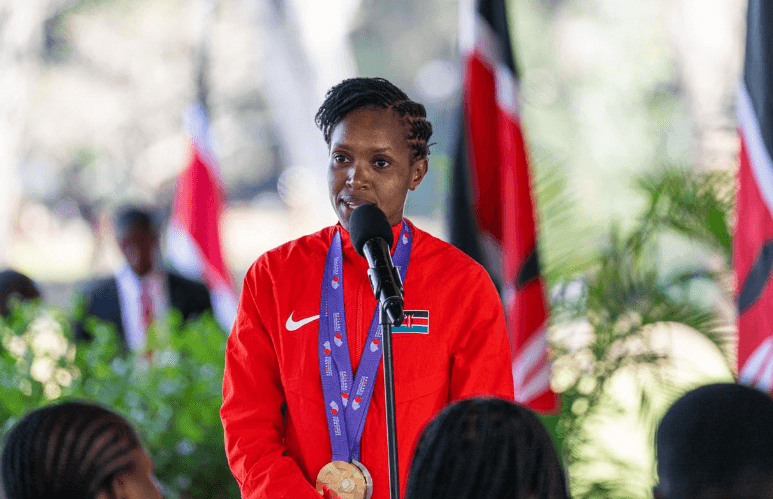 Laughter as Kipyegon credits ugali for Wanyonyi’s gold