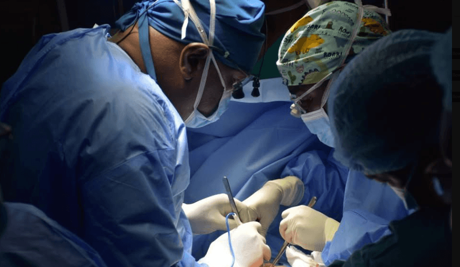 KNH doctors remove 20.86kg breast tissue from teen