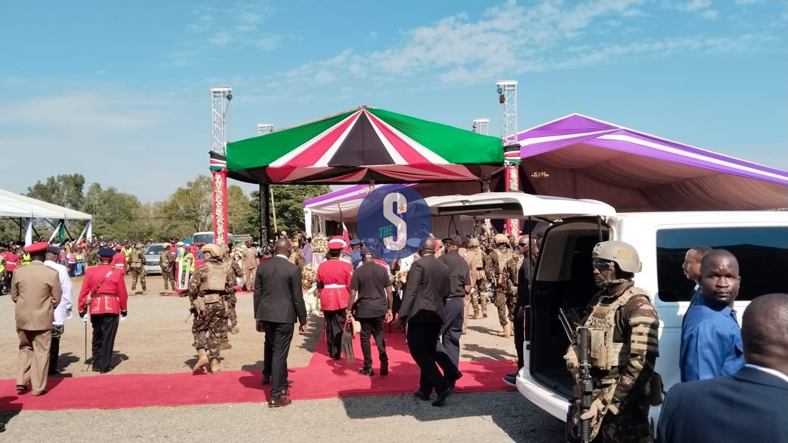 Wails as Raila’s body is brought into JOOUST for final prayers