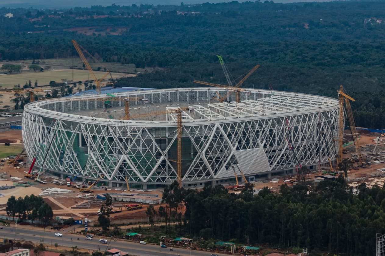 [PHOTOS] Talanta Stadium construction on track ahead Afcon