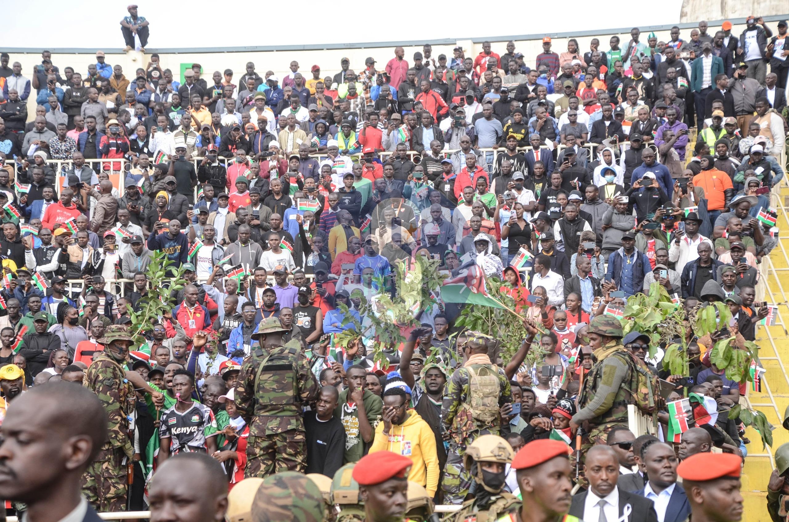 Two dead at Raila body viewing event at Nyayo