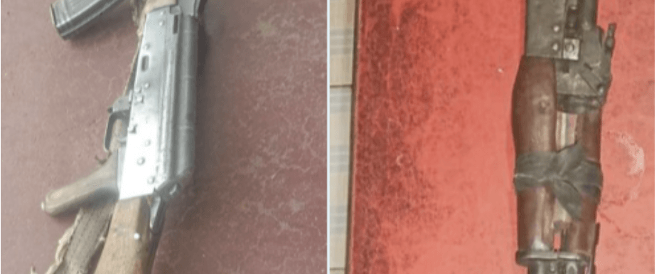 Two illegal firearms surrendered to police in Marakwet, Baringo