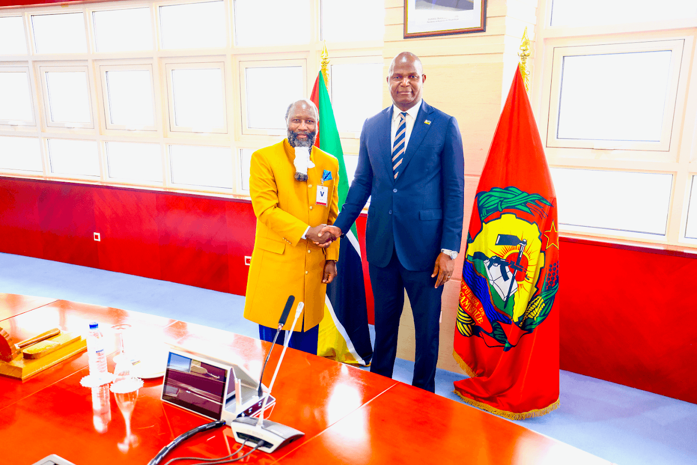 Prophet Dr. Owuor received by Mozambican President Daniel Chapo