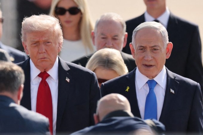 Trump arrives in Tel Aviv, to oversee release of hostages from Gaza