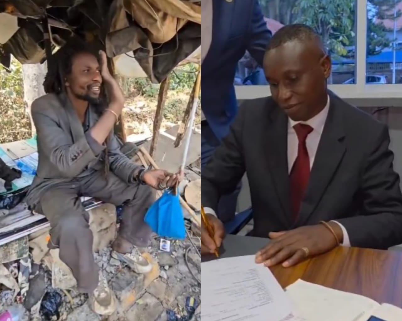 Rescued homeless man lands employment
