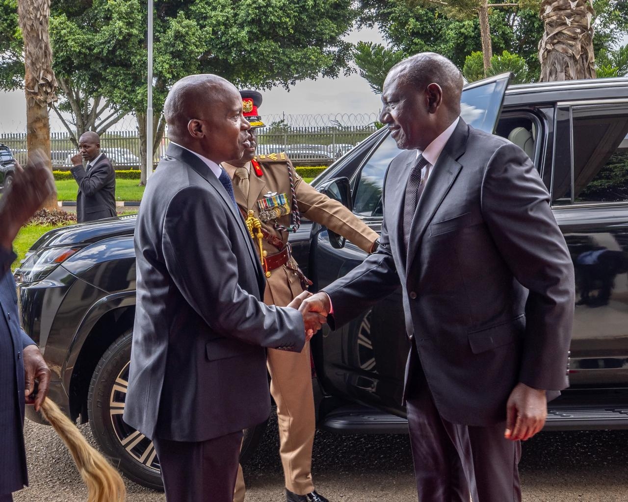 Ruto, Kindiki arrive at Kasarani ahead of Raila’s public viewing