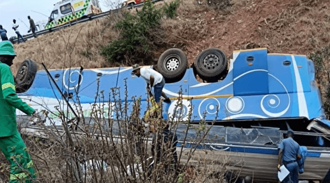 Speeding, unroadworthiness blamed after bus crash kills 43 in South Africa