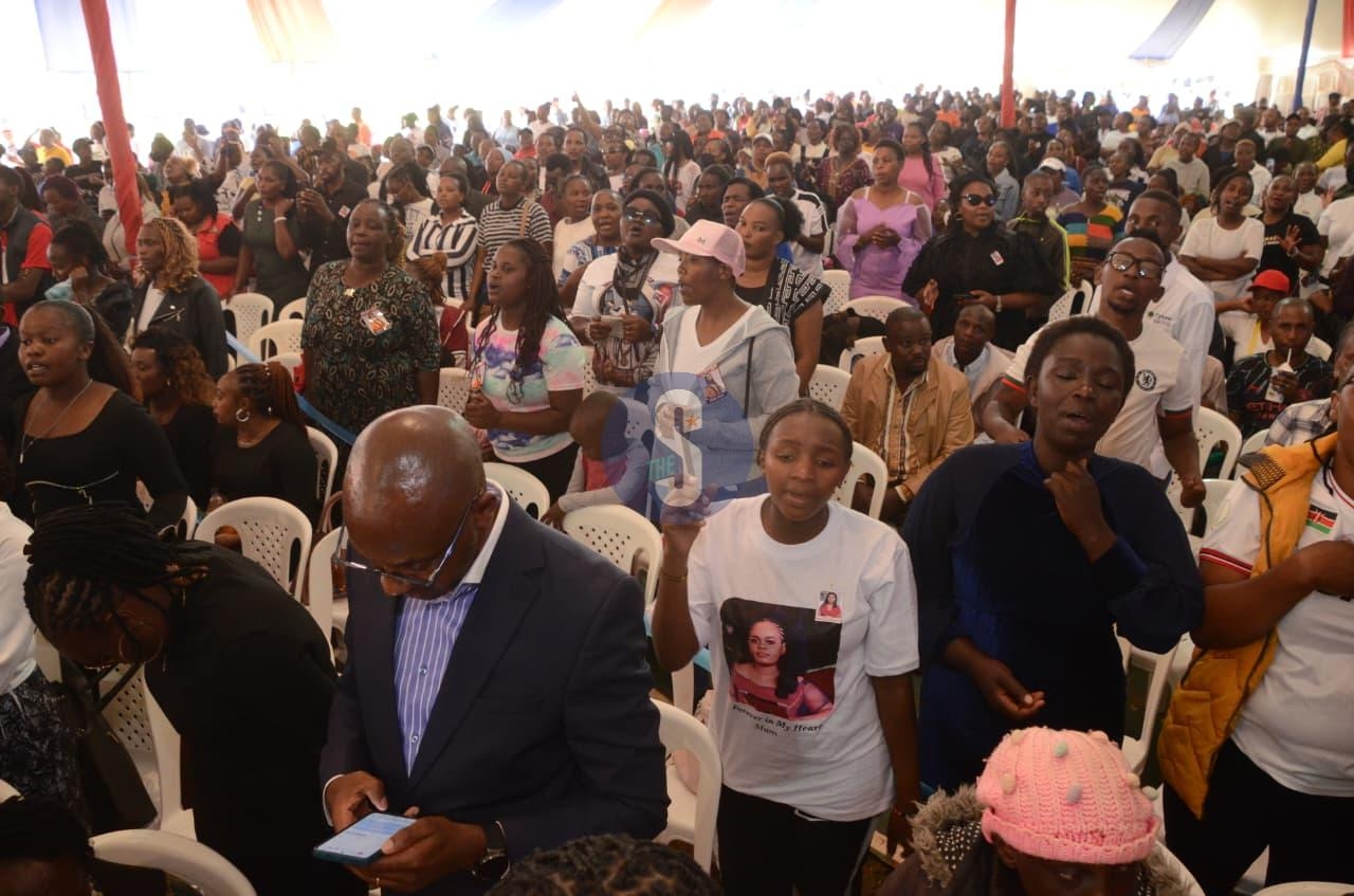 [PHOTOS] Mourners gather for Betty Bayo's funeral