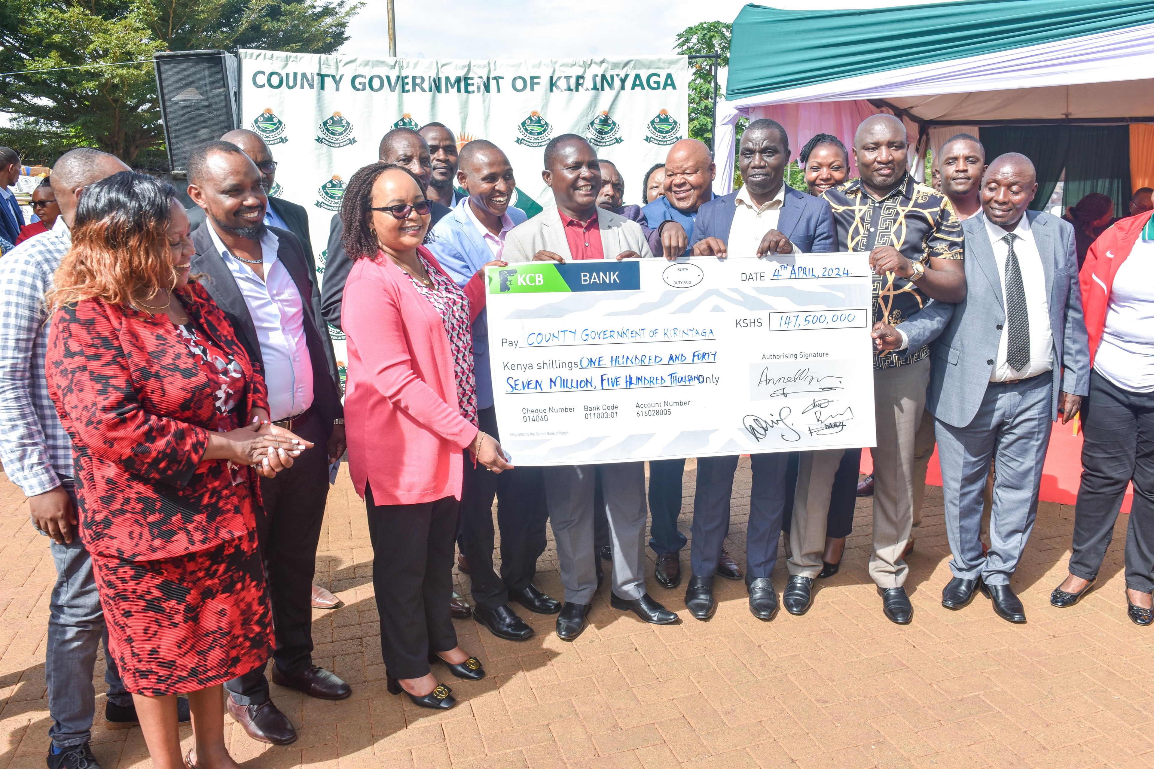 Kirinyaga signs Sh126.5m deal to unlock student bursaries