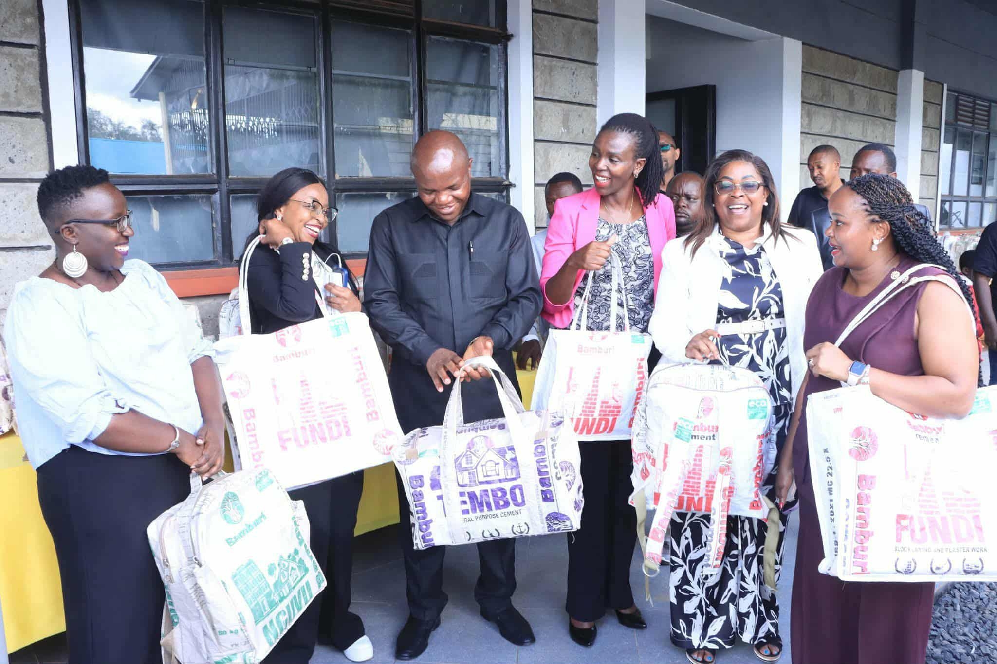Turning waste into work: Machakos residents earn from upcycled cement bags