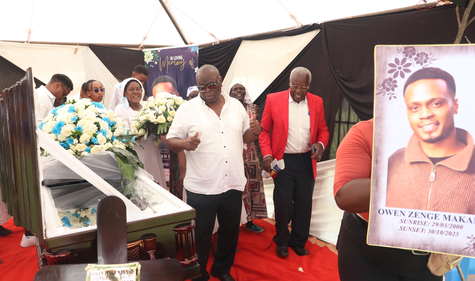 Owen Makamu, son of veteran sports editor Chris Mbaisi, buried in Vihiga