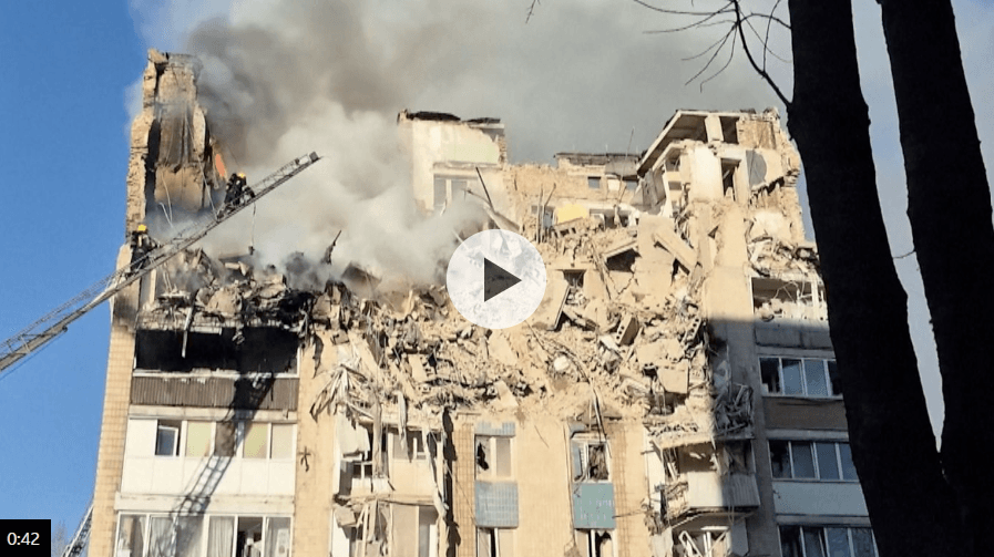 Russian attack hits flats in one of deadliest strikes on western Ukraine