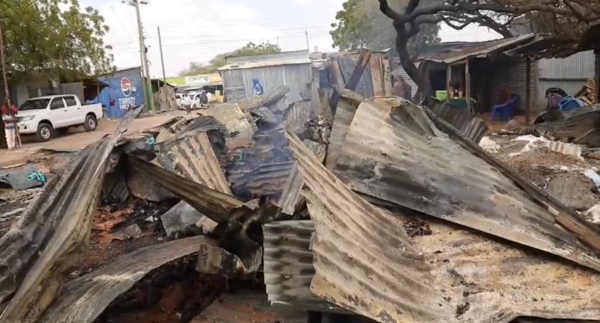 Police launch probe into fire that gutted Wajir’s largest market
