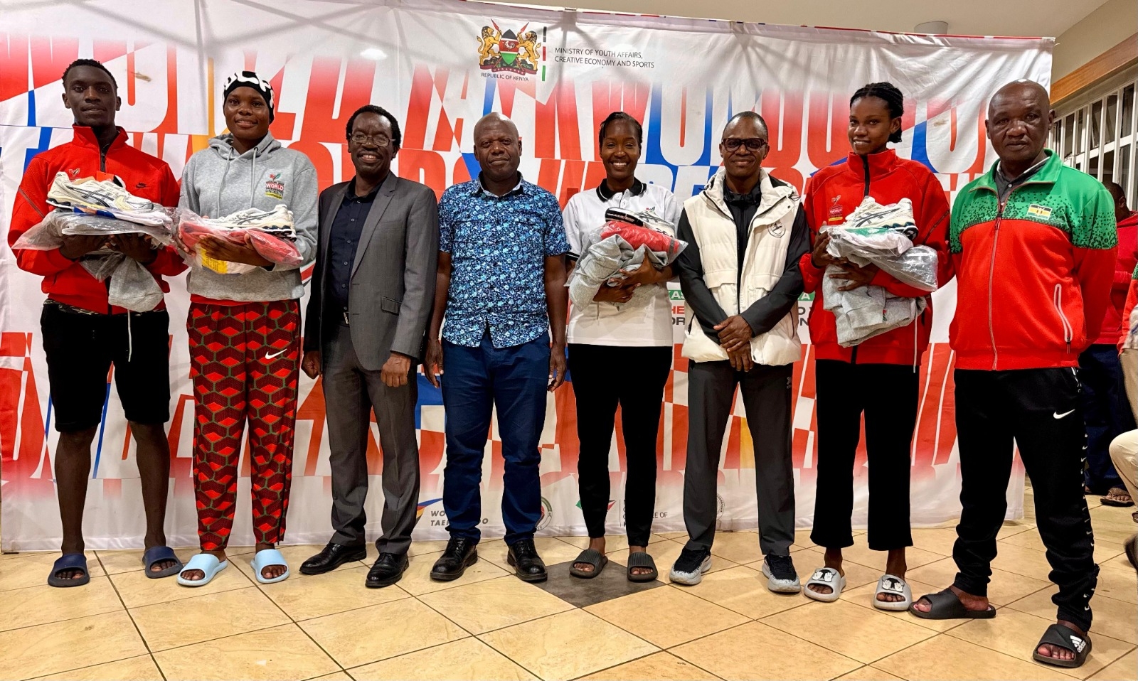 Kenya set for global showpiece as 77 arrive for U21 World Taekwondo Championships