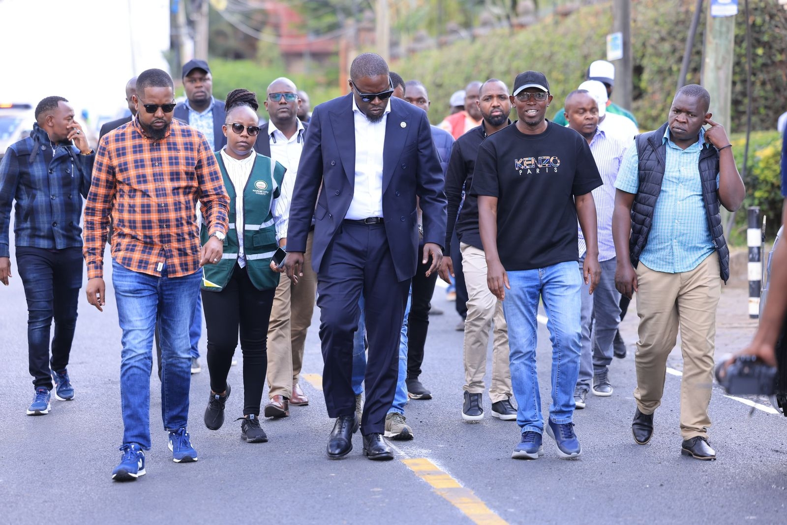 Sakaja inspects newly upgraded roads, pledges significant improvements