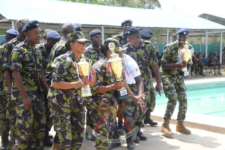 Kenya Navy honours retiring officers at Manda Bay base
