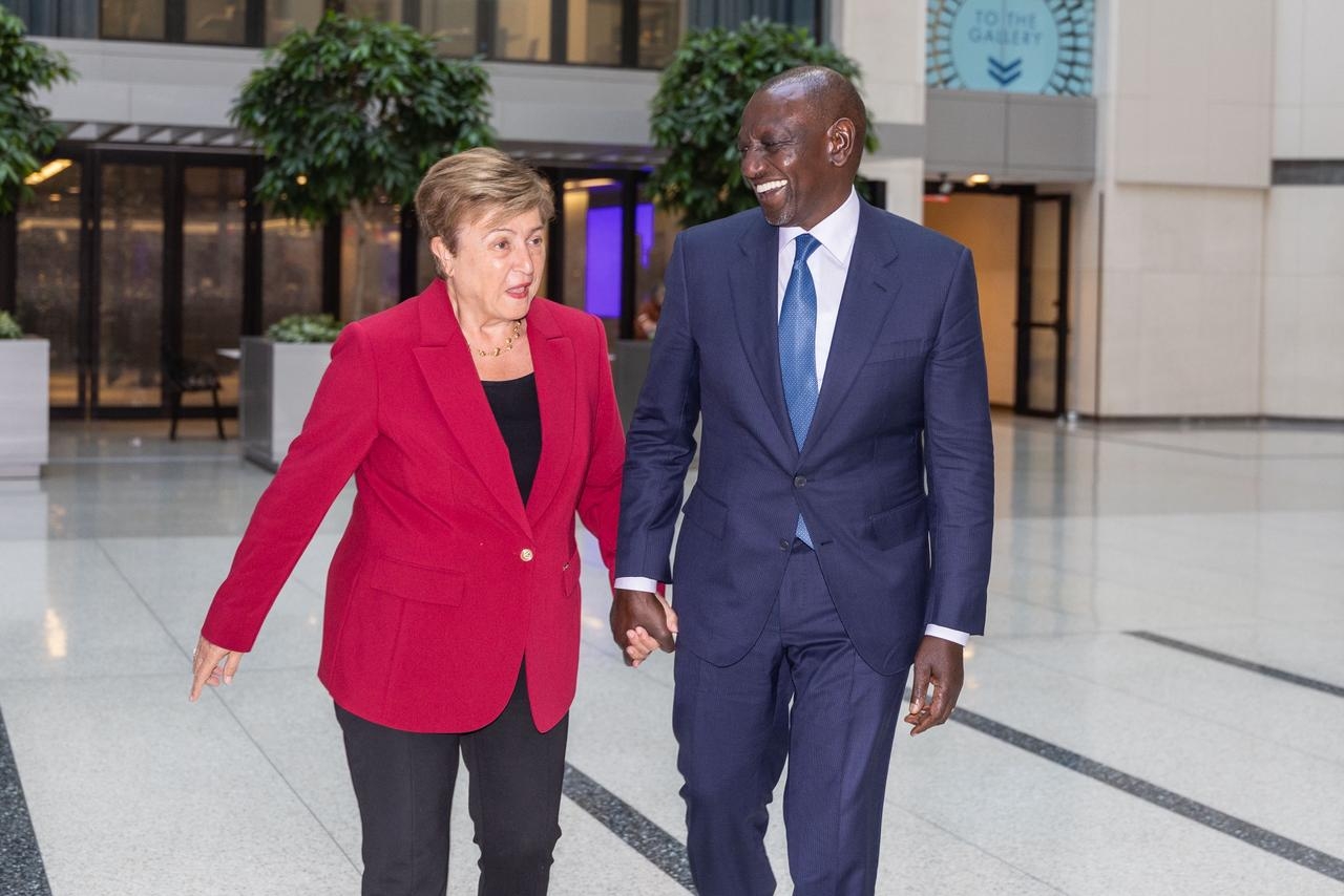 [PHOTOS] Ruto meets IMF, IFC bosses in Washington