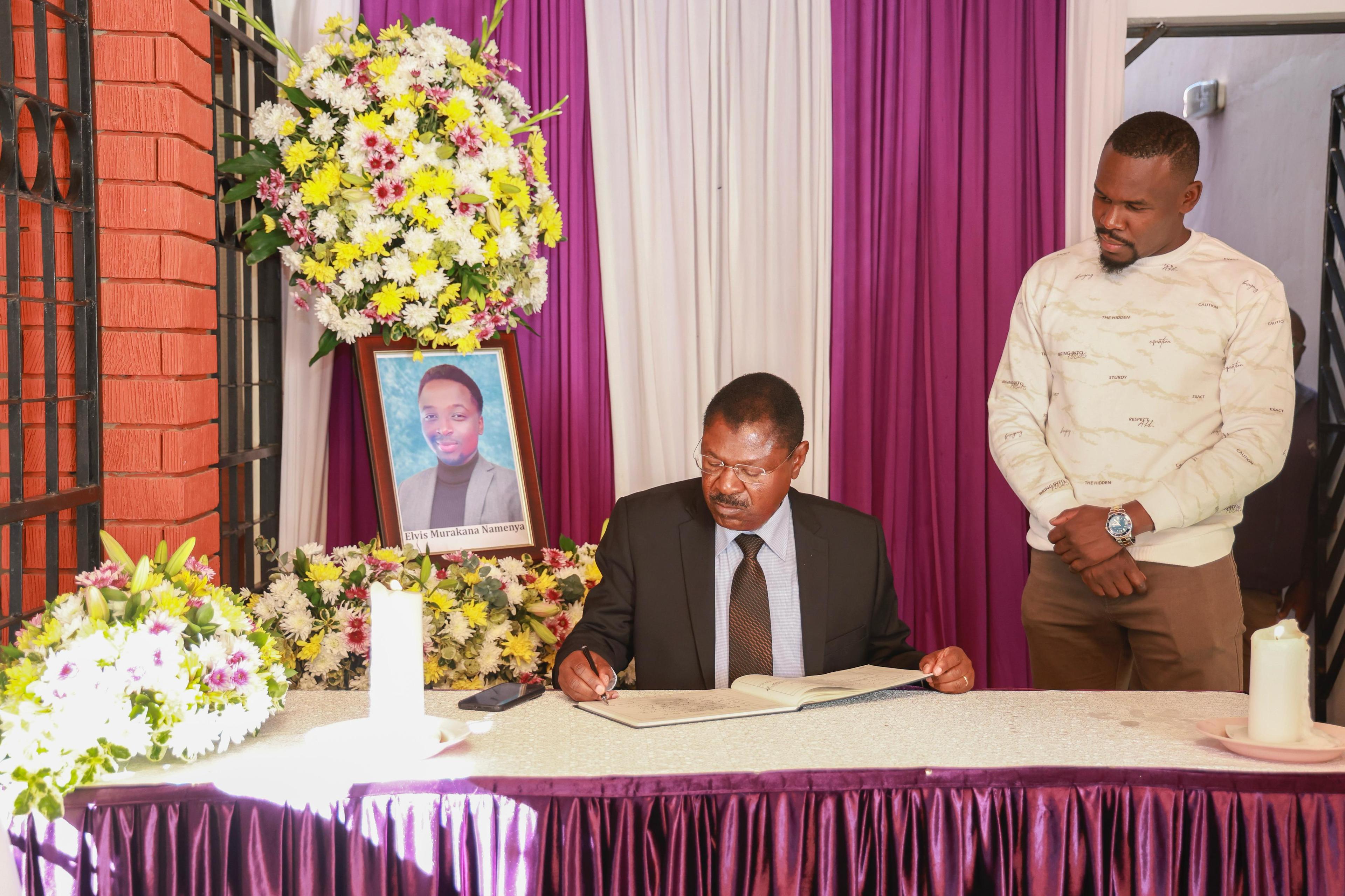 Wetang’ula leads leaders in condoling Elachi