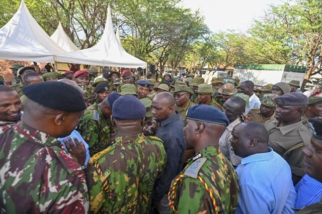 Murkomen, security chiefs visit Baringo