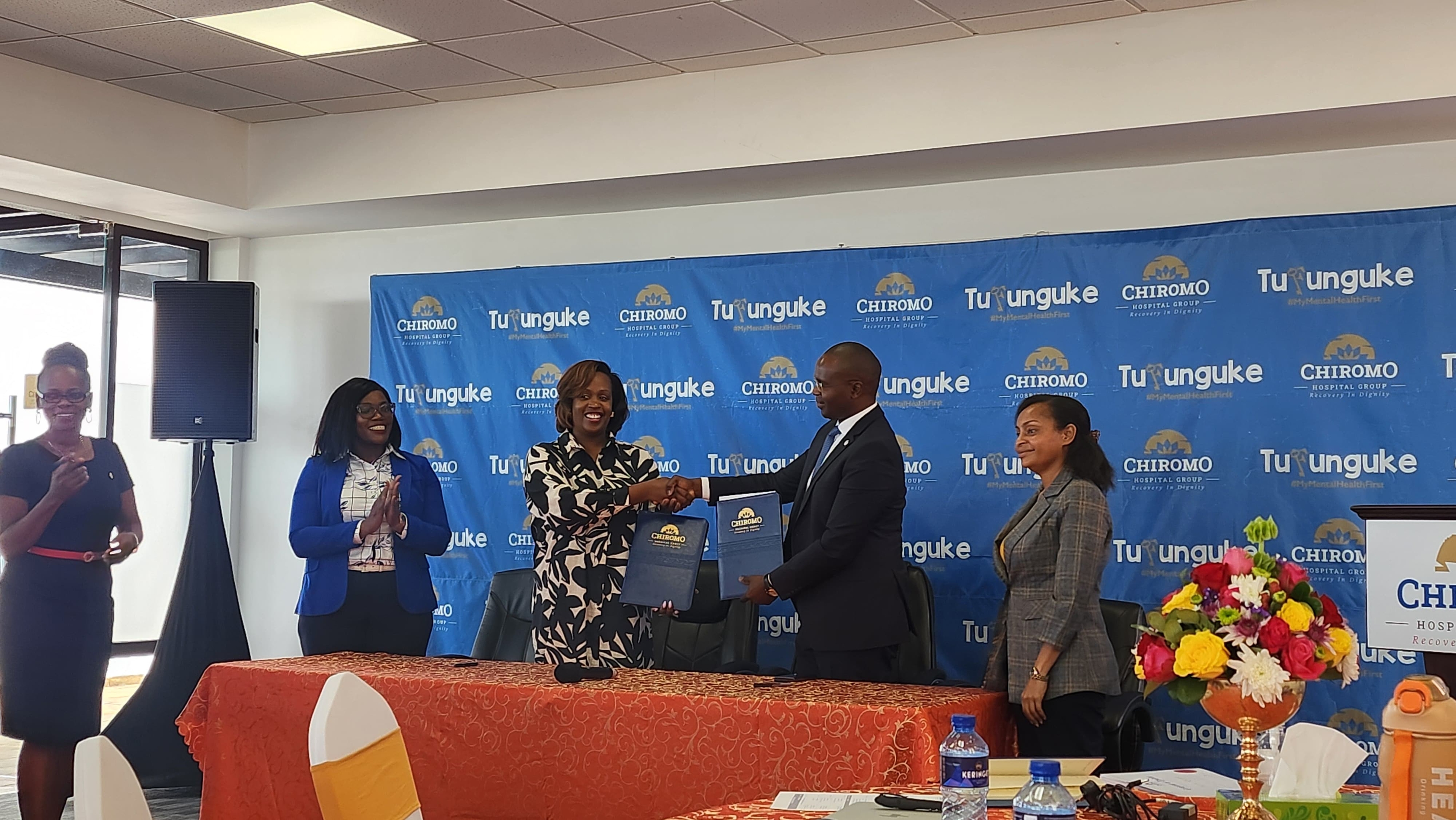 Radio Africa group, Chiromo sign MOU on mental wellness