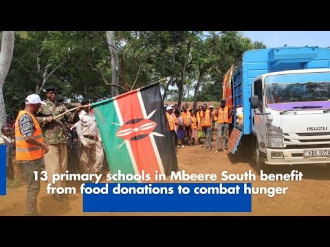 13 primary schools in Mbeere South benefit from food donations to combat hunger
