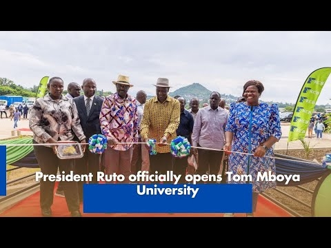 President Ruto officially opens Tom Mboya University