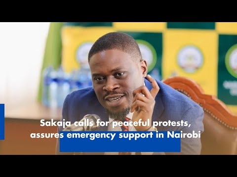 Sakaja calls for peaceful protests, assures emergency support in Nairobi