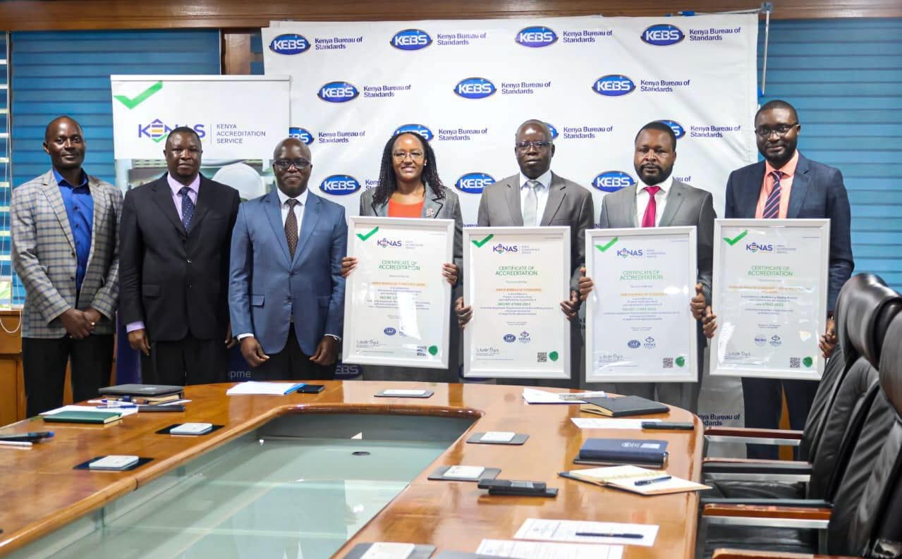 KEBS secures global accreditation, boosting quality standards